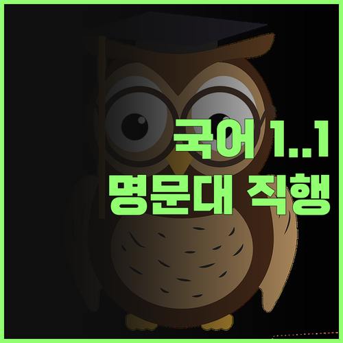 우리 아이 국어, 1:1 멘토링으로 명문대 가는 지름길 만들기! 🏃♀️🏃♂️