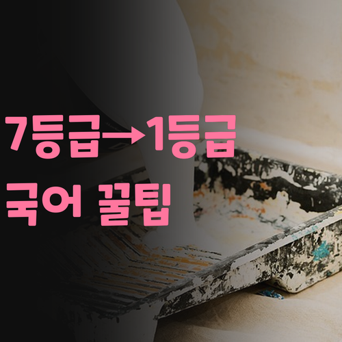 분당 정자동 재수 국어, 7등급→1등급 멘토의 꿀팁 대방출!