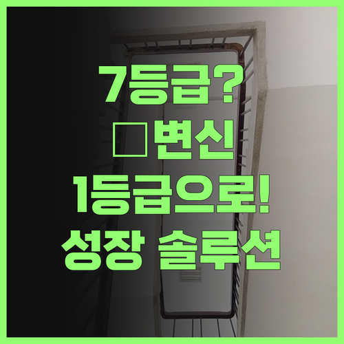 7등급 돌멩이에서 1등급 다이아몬드로! ✨ 맞춤 성장 솔루션, 어때요?