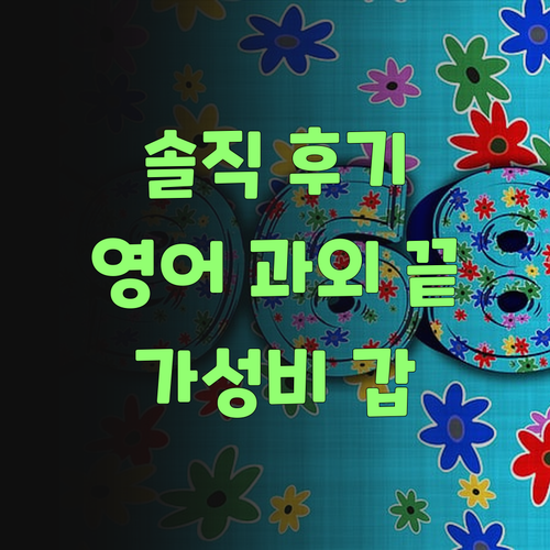 퍼스널멘토 후기! 비싼 영어 학원, 과외 이제 안녕! 가성비 갑이여..