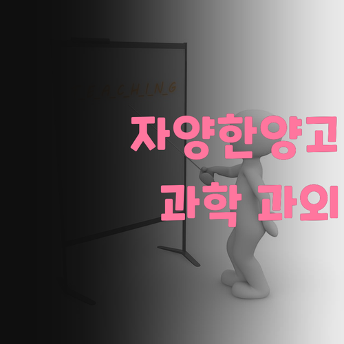 인싸 멘토의 1:1 과학 과외 자양한양고 너만 따라와!