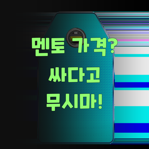 퍼스널멘토 가격? 싸다고 무시하믄 큰일난당께..