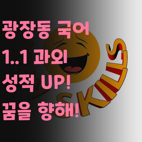 광장동 고등 국어, 1:1 온라인 과외로 성적 UP! 꿈을 향해 Let's Go!