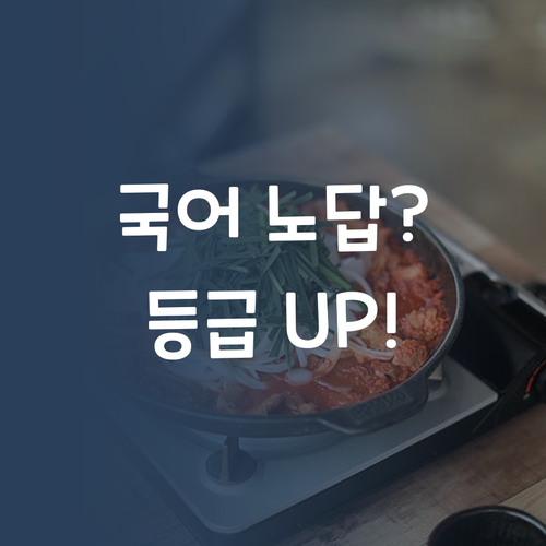 국어 노답? ㄴㄴ, 멘토만나면 등급 UP! 핵인싸 되는거임! 😁