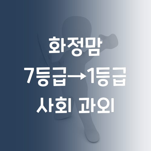 화정맘 주목! 1:1 사회 과외로 7등급→1등급 실화?