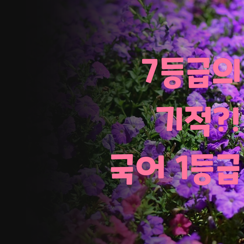 이튼타워 초등 국어, 7등급에서 1등급 멘토의 솔루션?!
