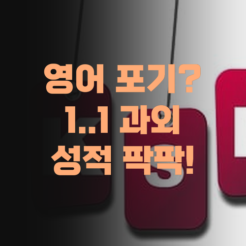 영어, 포기하지 마이소! 퍼스널멘토 1:1 맞춤 과외로 성적 팍팍 올려줄게..