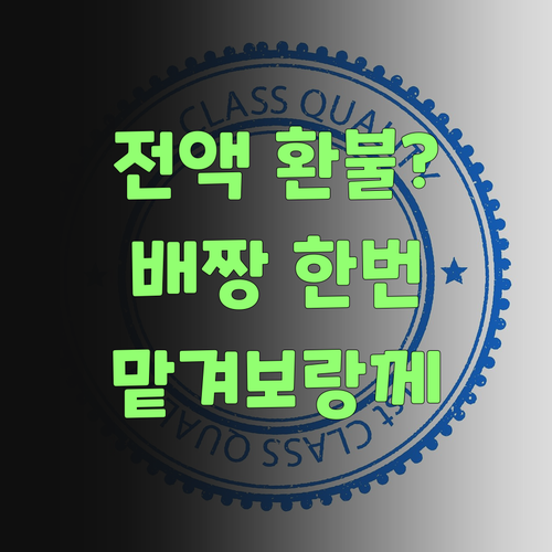 전액 환불? 퍼스널멘토, 배짱 한번 믿어보고 맡겨보랑께..