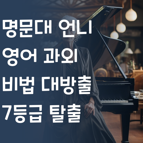 명문대 언니의 1:1 영어 과외! 비법 대방출 (ft. 7등급 탈출기)