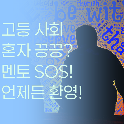고등 사회, 혼자 끙끙? 퍼스널멘토 SOS! (언제든 환영!)