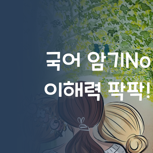 국어, 암기No! 이해력 팍팍! 명문대 언니의 특별한 공부법, 너에게만 알려줄게!