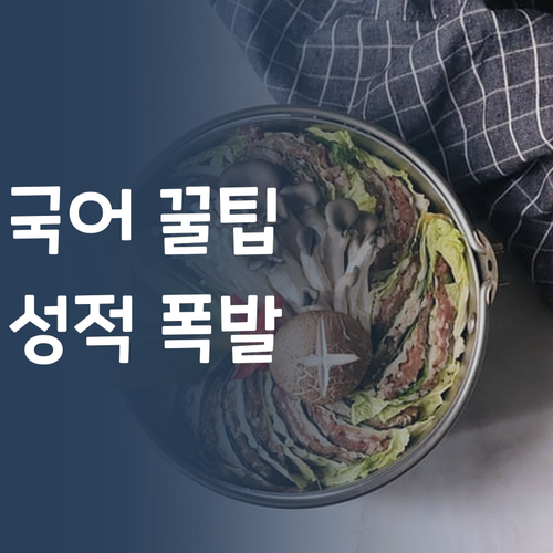 강남 잠실 고등학생 필독! 국어 성적 폭발하는 꿀팁!