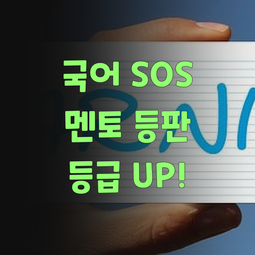 서울대입구아이원 국어 SOS! 멘토 언니가 등급 올려줄게!