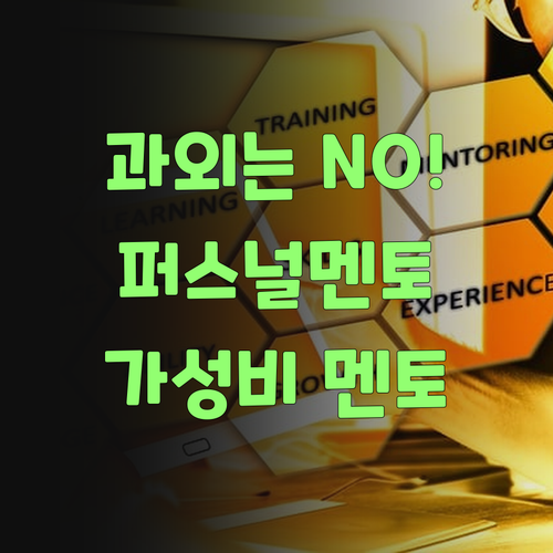 비싼 과외는 이제 그만! 퍼스널멘토로 갈아타랑께..