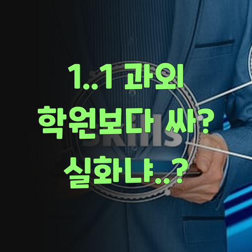 아따, 퍼스널멘토 1:1 과외 가격 실화? 학원보다 싸다니께..