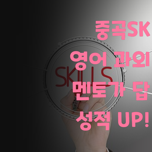 중곡SK 영어 과외, 퍼스널 멘토가 답이다! (찡긋)