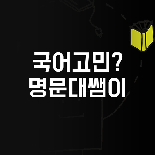 방화동 초등 국어 고민? 명문대 쌤이 1:1 과외로 끝내줌!