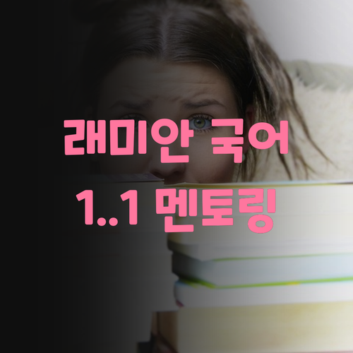 구의동 래미안 초등 국어 과외, 너만을 위한 1:1 멘토링! 어때유?