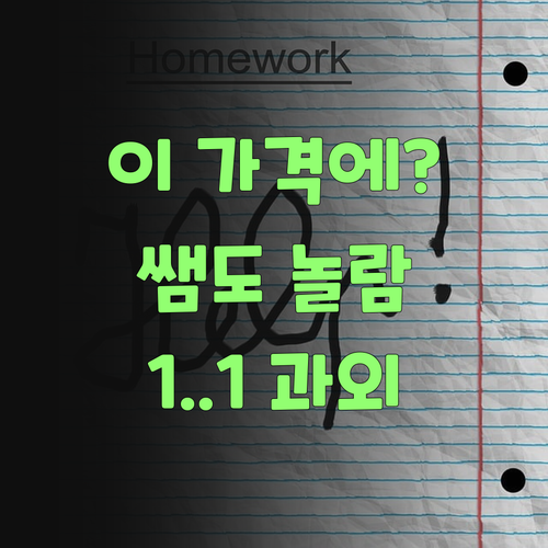 아따, 이 가격 실화여? 퍼스널멘토 1:1 과외, 쌤도 놀라겄소..