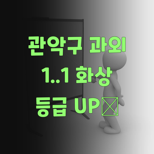 관악구 고등 전문 과외! 1:1 화상으로 등급 UP! 🚀