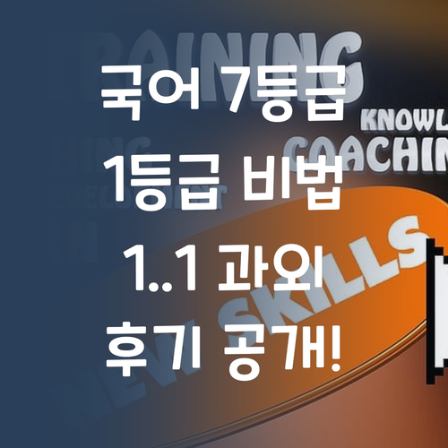 국어 7등급? 퍼스널멘토 만나고 1등급 찍은 비법! 1:1 온라인 과외 후기 공개
