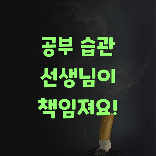 애들 공부 습관, 퍼스널멘토 쌤이 책임져 주신당께! 어매는 맘 편히!…