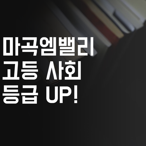 마곡엠밸리2단지 필독! 고등 사회, 온라인 과외로 등급 올리는 마법!