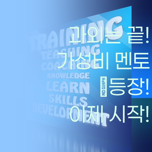 비싼 과외는 이제 그만! 가성비 끝판왕 멘토 등장! 👑