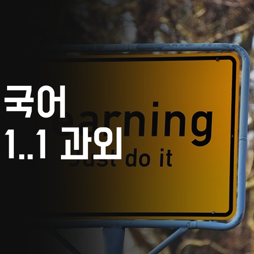 국어 성적, 답답해?! 멘토의 1:1 과외로 고민 해결!