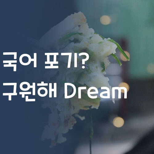 ๐ฅ๊ตญ์ด ํฌ๊ธฐ? ๋์ธ ๋
ธ๋
ธ!๐ฅ ํผ์ค๋๋ฉํ ์ค์ด ๊ตฌ์ํดdream~!