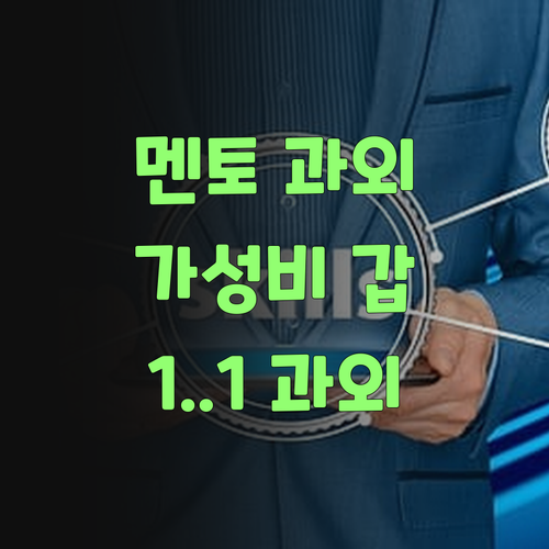 퍼스널멘토, 비싼 학원 대신 가성비 갑 1:1 과외였어..