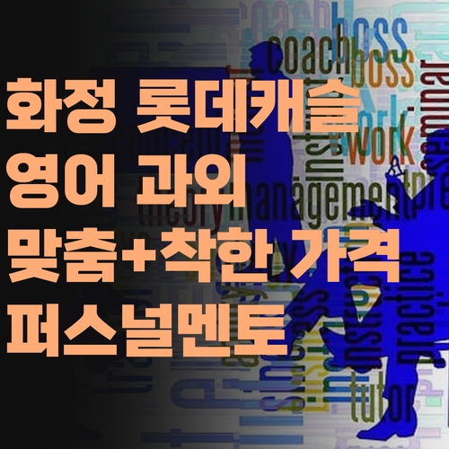 화정 롯데캐슬 영어 과외, 왜 퍼스널멘토? 1:1 맞춤에 가격까지 착하다 아이가!..
