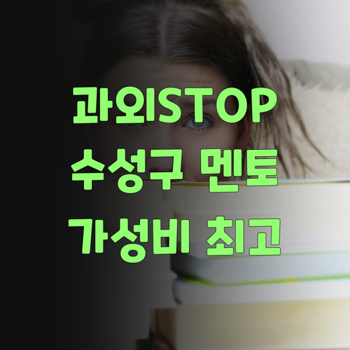 비싼 과외는 이제 그만! 광주 수성구 멘토가 딱이여..