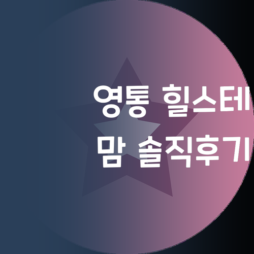영통 힐스테이트맘의 솔직 후기! 퍼스널멘토, 이래서 추천해요