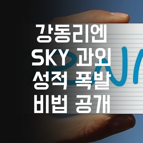 강동리엔파크 사회 과외 멘토 언니랑 공부하면 나도 SKY?
