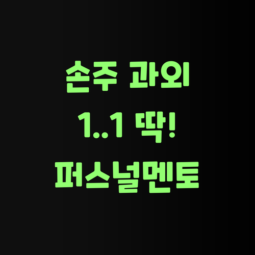 1:1 슨생님이 즈그 손주 딱 맞춰준다! 퍼스널멘토 뭣이 중헌디?..