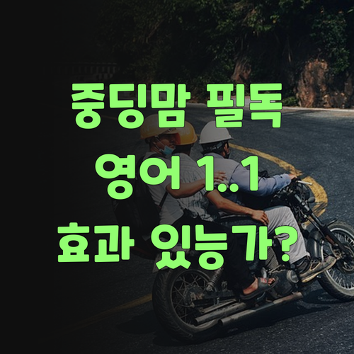 화정 롯데캐슬 중딩맘 필독! 퍼스널멘토 1:1 영어 수업, 진짜 효과 있능가 확인해보랑께..