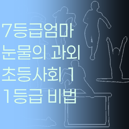 7등급 엄마의 눈물 초등 사회 1:1 과외로 1등급 만든 사연
