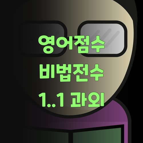 영어 점수 올리는 비법? 퍼스널멘토 1:1 과외 한번 믿어보쇼! ..