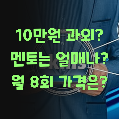 에잉, 10만원대 과외? 퍼스널멘토는 월 8회에 얼매나 한다고라?..