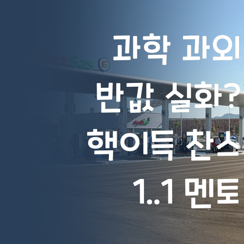 1:1 과학 과외 반값?! 실화임? 퍼스널멘토 핵이득 찬스!