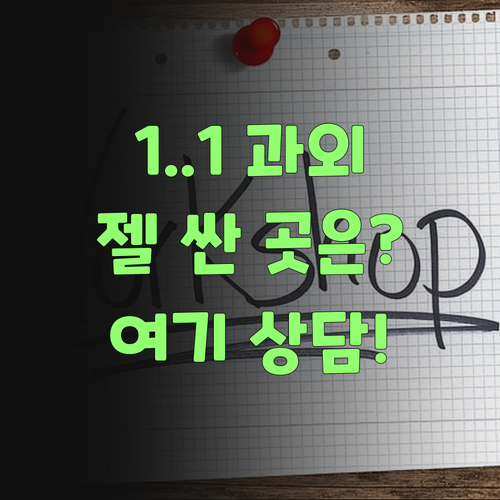 젤 싼 1:1 과외 찾어? 퍼스널멘토 말고는 답 없다! 어여 와서 상담해봐..