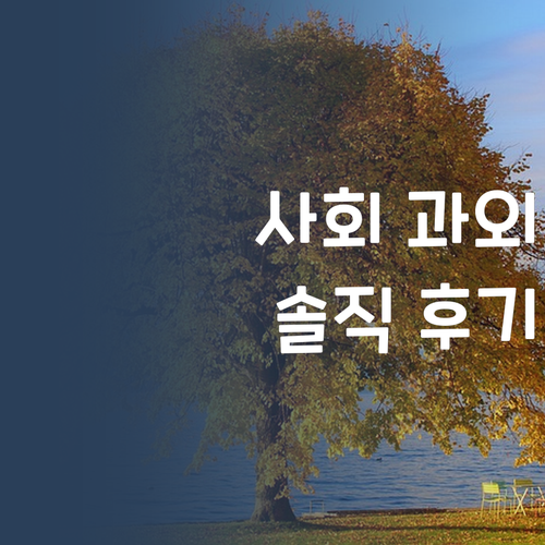 내돈내산! 퍼스널멘토 사회 과외, 솔직히 이 정도?