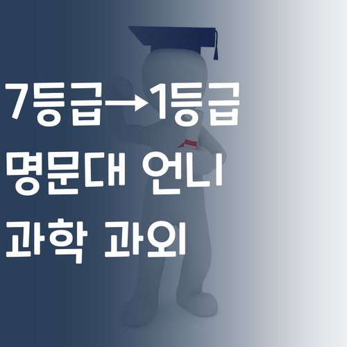 명문대 언니가 쏜다! 7등급도 1등급 만드는 과학 과외 현실?