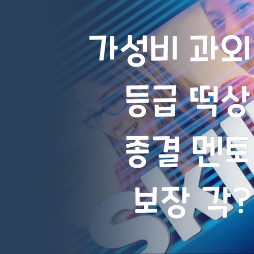 가성비 과외 종결! 퍼스널멘토, 등급 떡상 보장 각?