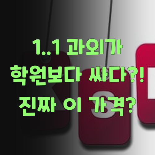 뭣이? 1:1 과외가 학원보다 싸다니! 퍼스널멘토, 진짜 이 가격 맞아?..