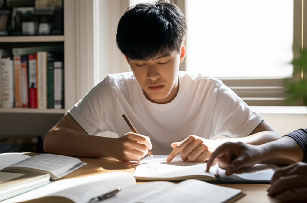 퍼스널멘토 1:1 화상과외 장면