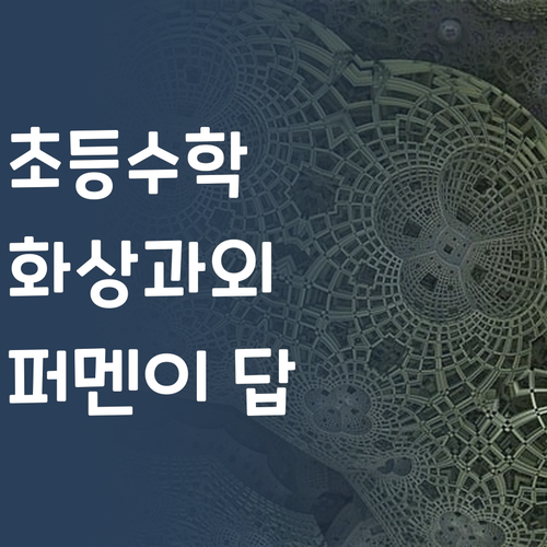 애미야, 초등 수학 화상과외 가격 봤냐? 퍼스널멘토가 답이다!