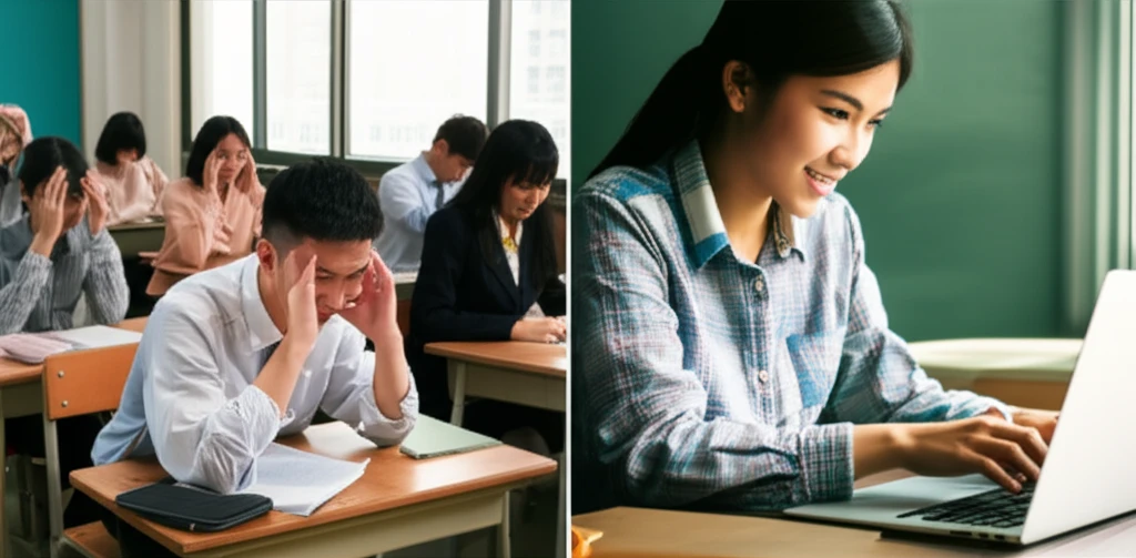 학생 개개인에 맞춘 체계적인 학습 시스템 [Image of Customized Learning System]