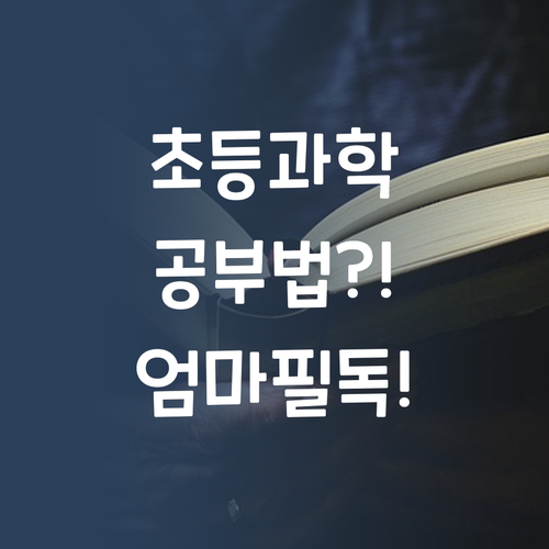 똑똑한 엄마는 안다는 초등 과학 공부법! 궁금해?